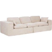 Load image into Gallery viewer, AECOJOY 110" Oversized Sofa for Living Room, 3 Seater Cloud Boneless Couch with Fluffy Seat Cushions