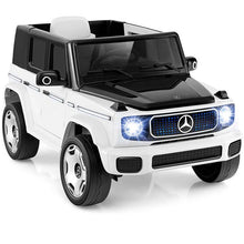 Load image into Gallery viewer, 12V 4WD Kids Ride On Car, Licensed Mercedes-Benz EQG Battery Powered Electric Vehicle with Remote Control &amp; Music