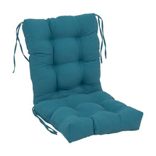 Load image into Gallery viewer, Blazing Needles 18-inch by 38-Inch Solid Twill Tufted Chair Cushion