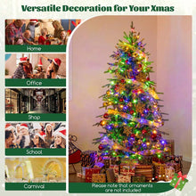 Load image into Gallery viewer, 6/7.5/9 FT Pre-lit Artificial Christmas Tree with 260/380/560 Multicolor Lights, 714/1162/1770 Branch Tips, 11 Lighting Modes, Remote &amp; Timer