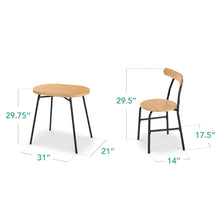 Load image into Gallery viewer, Best Choice Products 3 - Piece Modern Oval Dining Table Set, Small Kitchen Dinette W/ 2 Chairs - Black/Black