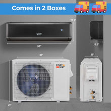 Load image into Gallery viewer, Energy Star 18000 BTU Mini Split Air Conditioner &amp; Heater, 21 SEER2 208-230V Inverter Split AC Unit with Heat Pump for Rooms up to 1250 Sq.Ft