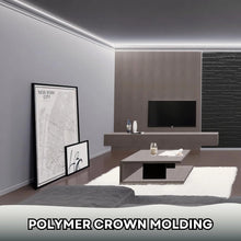 Load image into Gallery viewer, 7 - Piece 94.5 (55.12 Ft) Crown Molding with Duct Kit for Seamless Ambient Home Accent Lighting | Waterproof Channel for Easy LED Strip Installation (CROWN MOLDING WITH LED DUCT)