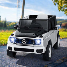 Load image into Gallery viewer, 12V 4WD Kids Ride On Car, Licensed Mercedes-Benz EQG Battery Powered Electric Vehicle with Remote Control &amp; Music