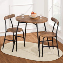 Load image into Gallery viewer, Best Choice Products 3 - Piece Modern Oval Dining Table Set, Small Kitchen Dinette W/ 2 Chairs - Black/Black