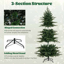 Load image into Gallery viewer, 6/7.5/9 FT Pre-lit Artificial Christmas Tree with 260/380/560 Multicolor Lights, 714/1162/1770 Branch Tips, 11 Lighting Modes, Remote &amp; Timer