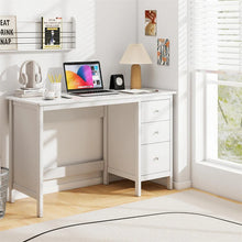 Load image into Gallery viewer, Computer Desk with 3 Storage Drawers, 48" Modern Home Office Desk with Spacious Desktop, Compact Study Writing Desk Workstation for Bedroom - Black
