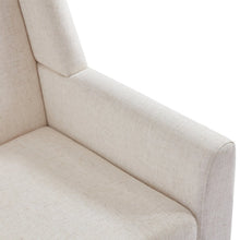 Load image into Gallery viewer, HUIMO Accent Chair, Button - Tufted Upholstered Living Room Chairs, Mid Century Modern Comfy Reading Chairs for Bedroom, Living Room, Beige