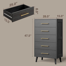 Load image into Gallery viewer, Lofka King Bedroom Furniture Set - Includes One King Bed Frame, Two Nightstands and 2 Dressers for Modern Home Decor