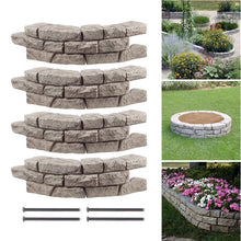 Load image into Gallery viewer, RTS Home Accents Rock Lock Raised Garden Bed Curved Rock (Pack of 4)