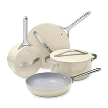Load image into Gallery viewer, Caraway Home Cream Non-Stick Ceramic 7-Piece Cookware Set