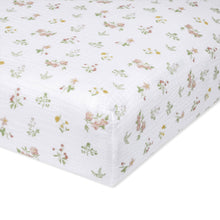 Load image into Gallery viewer, Aden + Anais Essentials Cotton Muslin Crib Sheet in Country Floral