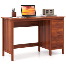 Load image into Gallery viewer, Computer Desk with 3 Storage Drawers, 48" Modern Home Office Desk with Spacious Desktop, Compact Study Writing Desk Workstation for Bedroom
