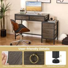 Load image into Gallery viewer, Tangkula 51" Home Office Desk with Printer Stand