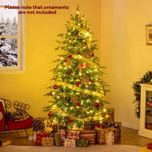 Load image into Gallery viewer, 6/7.5/9 FT Pre-lit Artificial Christmas Tree with 260/380/560 Multicolor Lights, 714/1162/1770 Branch Tips, 11 Lighting Modes, Remote &amp; Timer