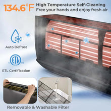 Load image into Gallery viewer, Energy Star 18000 BTU Mini Split Air Conditioner &amp; Heater, 21 SEER2 208-230V Inverter Split AC Unit with Heat Pump for Rooms up to 1250 Sq.Ft