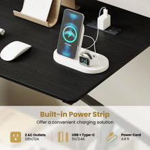 Load image into Gallery viewer, Tangkula 39.5" Mobile Computer Desk with Power Outlets for Home Office Bedroom