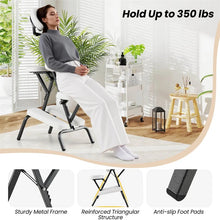 Load image into Gallery viewer, Portable Lightweight Massage Chair, PU Leather Tattoo Spa Chair with Thickened Sponge &amp; Carrying Bag, Folding Travel Chair for Massage Therapy