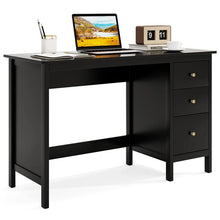 Load image into Gallery viewer, Computer Desk with 3 Storage Drawers, 48" Modern Home Office Desk with Spacious Desktop, Compact Study Writing Desk Workstation for Bedroom