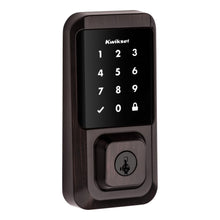 Load image into Gallery viewer, Kwikset Halo Touchscreen Wi - Fi Smart Deadbolt Hardware Lock with Smartkey Satin Nickel