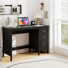 Load image into Gallery viewer, Computer Desk with 3 Storage Drawers, 48" Modern Home Office Desk with Spacious Desktop, Compact Study Writing Desk Workstation for Bedroom