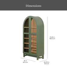 Load image into Gallery viewer, Better Homes &amp; Gardens Juliet Arch Accent Cabinet, Black Finish