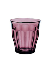 Load image into Gallery viewer, Duralex Picardie 4 Piece 8.375oz. Tempered Glass Drinking Glass Glassware Set (Set of 4) Color: Plum