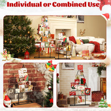 Load image into Gallery viewer, Tangkula 2 Pack Christmas Card Holder for Home Office Party Decoration