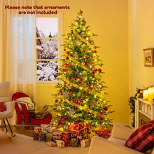 Load image into Gallery viewer, 6/7.5/9 FT Pre-lit Artificial Christmas Tree with 260/380/560 Multicolor Lights, 714/1162/1770 Branch Tips, 11 Lighting Modes, Remote &amp; Timer