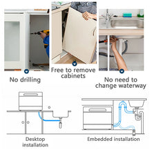 Load image into Gallery viewer, 110V 800W Countertop Dishwasher - Stainless Steel, 3 Wash Modes + Fruit Wash, Touch Control, Space - Saving, Ideal for Small Kitchens &amp; Rvs