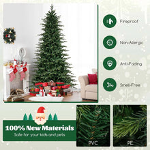 Load image into Gallery viewer, 6/7.5/9 FT Pre-lit Artificial Christmas Tree with 260/380/560 Multicolor Lights, 714/1162/1770 Branch Tips, 11 Lighting Modes, Remote &amp; Timer