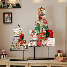 Load image into Gallery viewer, Tangkula 2 Pack Christmas Card Holder for Home Office Party Decoration