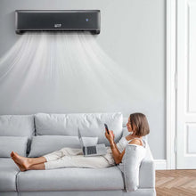 Load image into Gallery viewer, 22,000 BTU Wifi Enabled Mini Split Air Conditioner and Heater, 21 SEER2 208-230V Inverter Split AC Unit with Heat Pump