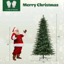 Load image into Gallery viewer, 6/7.5/9 FT Pre-lit Artificial Christmas Tree with 260/380/560 Multicolor Lights, 714/1162/1770 Branch Tips, 11 Lighting Modes, Remote &amp; Timer