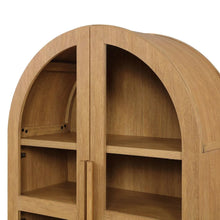 Load image into Gallery viewer, Better Homes &amp; Gardens Juliet Arch Accent Cabinet, Black Finish