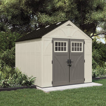 Load image into Gallery viewer, Suncast 8 x 10 ft. Metal and Resin Storage Shed. Vanilla