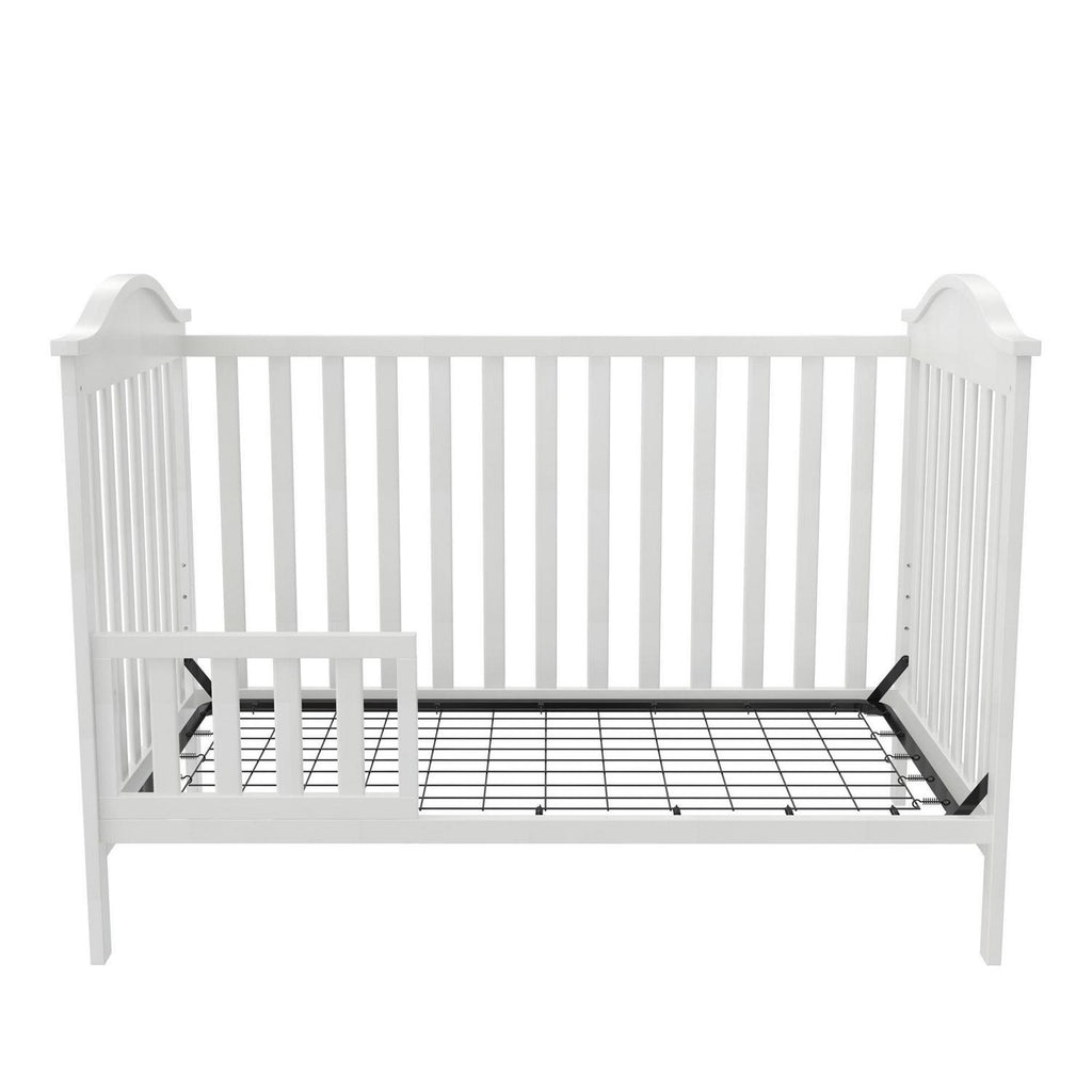 Baby Relax Adele 3 - in - 1 Convertible Crib. White