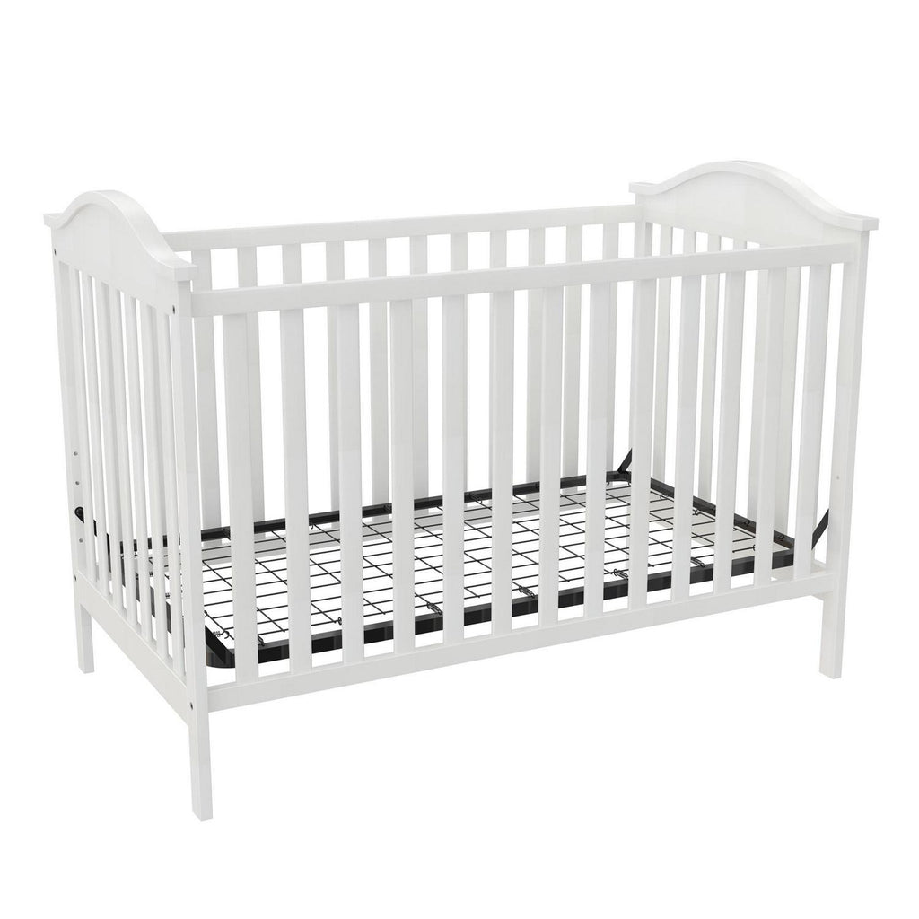 Baby Relax Adele 3 - in - 1 Convertible Crib. White