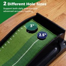 Load image into Gallery viewer, Tangkula Putting Green Indoor Golf Putting Mat 3 Putting Practice Balls Golf Training Aid for Home Office &amp; Outdoors