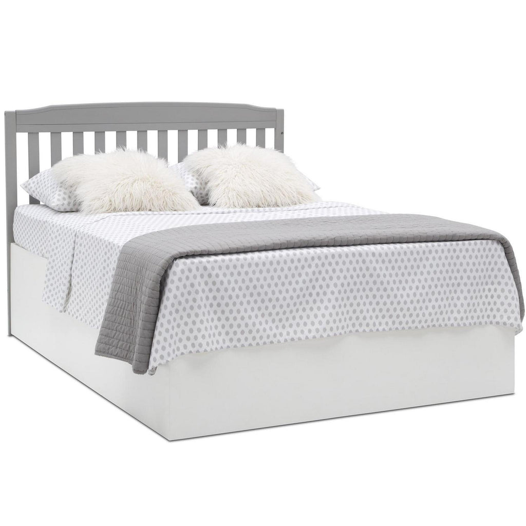 Delta Children Mason 6 - in - 1 Convertible Crib and Changer. Gray