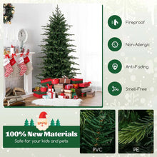 Load image into Gallery viewer, 6/7.5/9 FT Pre-lit Artificial Christmas Tree with 260/380/560 Multicolor Lights, 714/1162/1770 Branch Tips, 11 Lighting Modes, Remote &amp; Timer