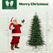 Load image into Gallery viewer, 6/7.5/9 FT Pre-lit Artificial Christmas Tree with 260/380/560 Multicolor Lights, 714/1162/1770 Branch Tips, 11 Lighting Modes, Remote &amp; Timer